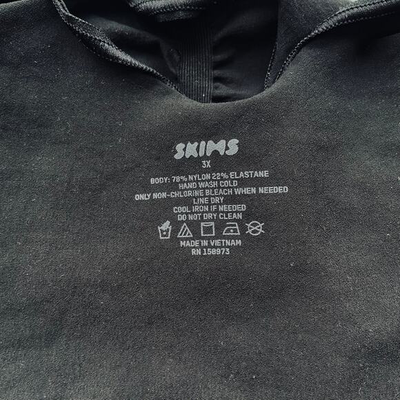 Skims Everyday Sculpt Bralette Onyx Black Size 3X NEW - Picture 6 of 7